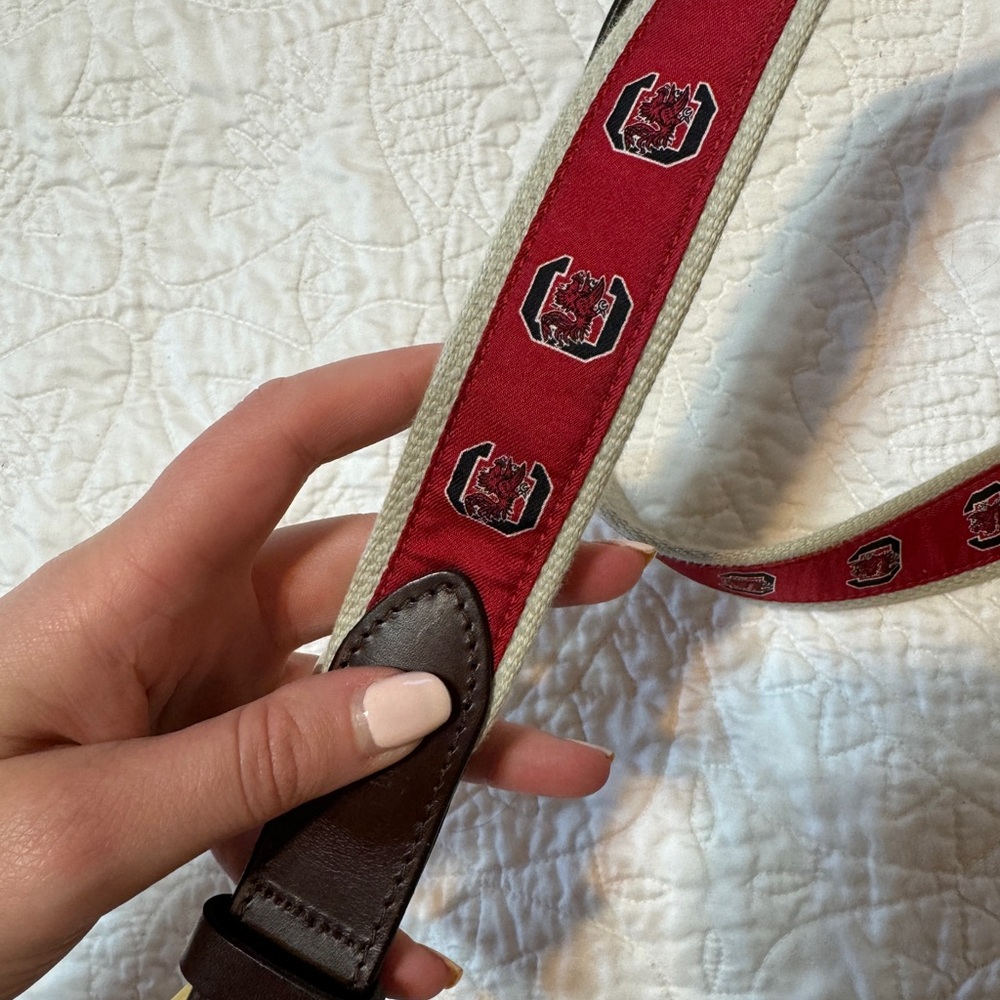 Vineyard Vines carolina gamecocks belt mens